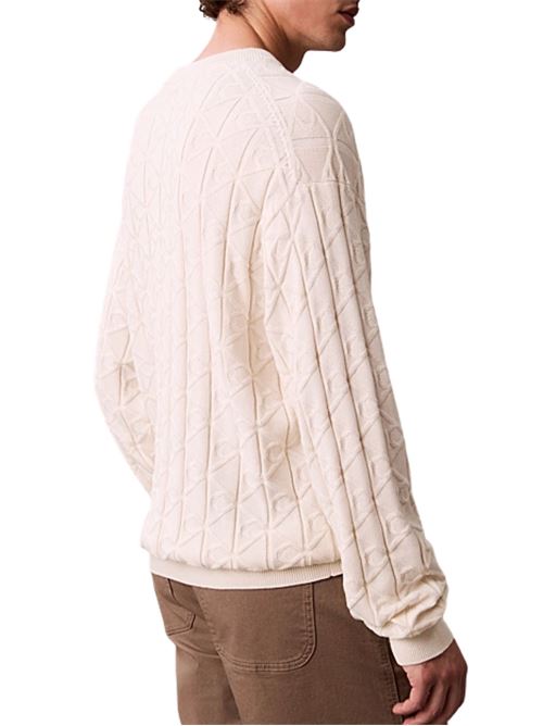 Maglioncino con logo all-over Calvin Klein Jeans | LV04RE301GYAS